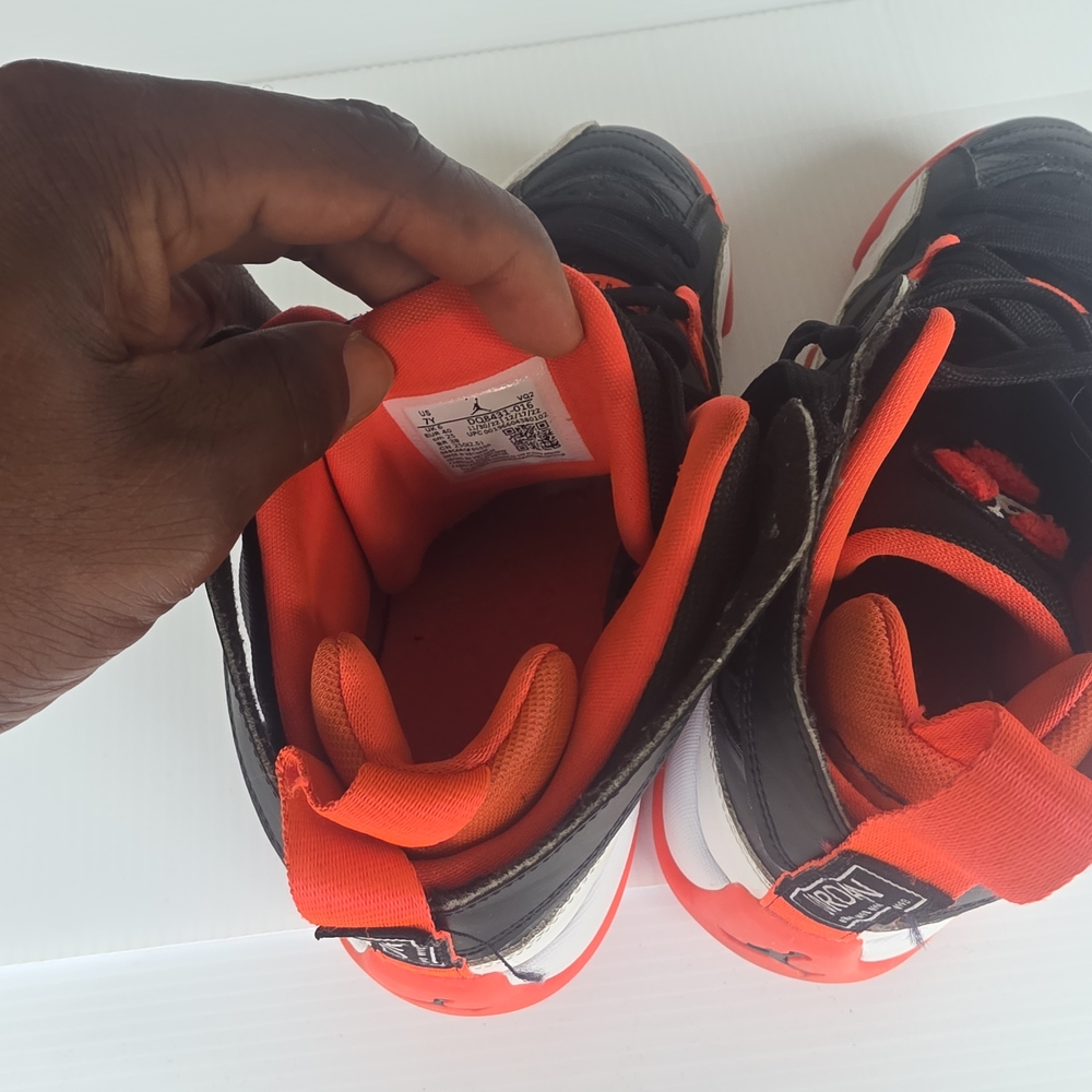 & Other Stories Kids Black and Orange High-Top Sneakers